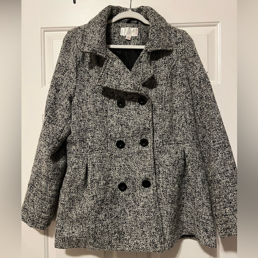 Nice tweed winter pea coat from Xhilaration.  XXL.  Excellent condition.